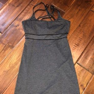 Black and grey tennis dress